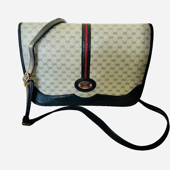 Authentic Vintage Gucci Micro GG Supreme Crossbody - Picture 1 of 15
